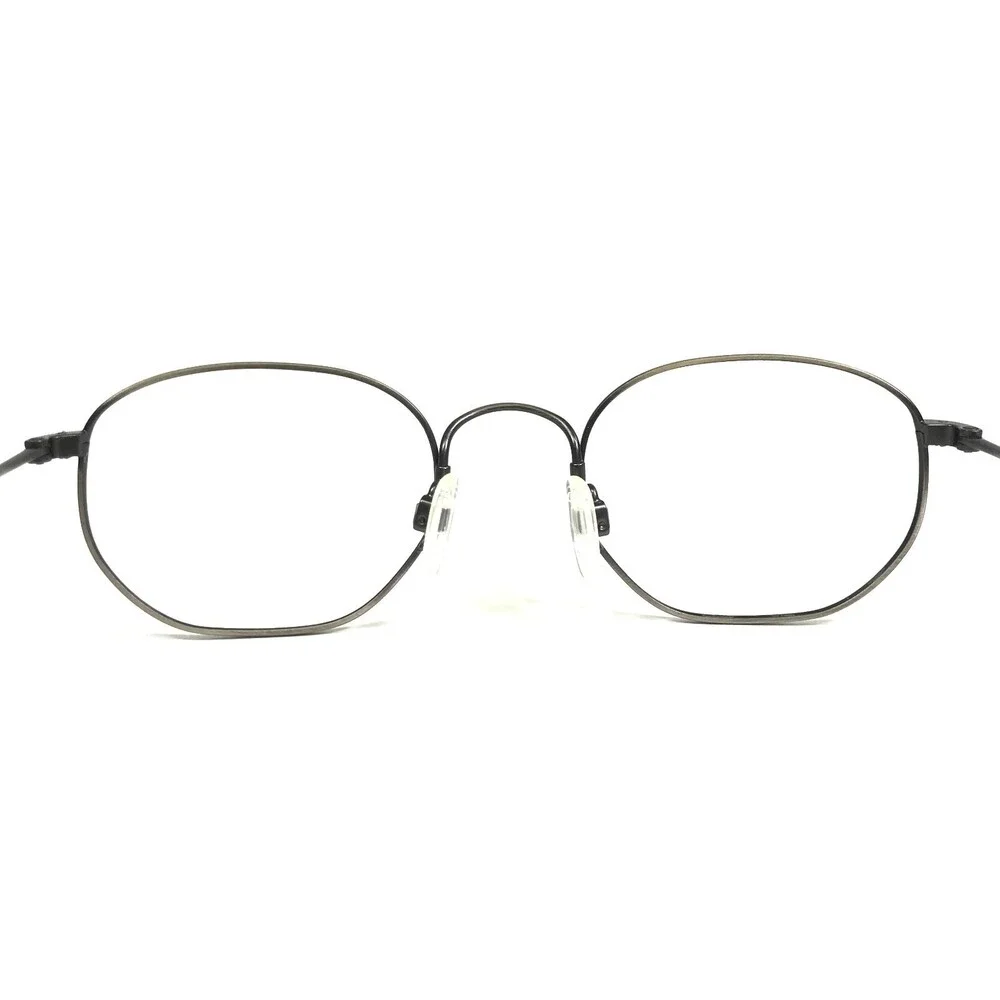 Vintage Flexon Eyeglasses Frames Flexibles 132 Amber/Pewter Tortoise 48-20-140